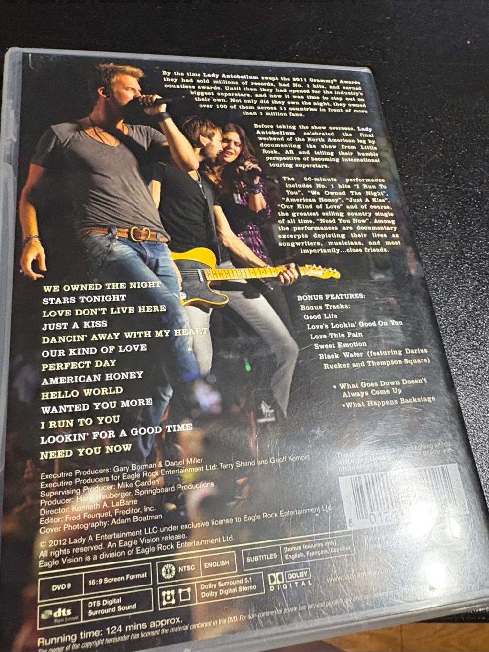 - Own The Night World Tour DVD (Black)